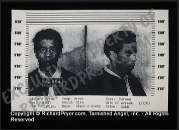 Official Richard Pryor 1963 Mugshot T-Shirt