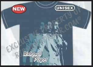 Official Estate of Richard Pryor Triple Shot Blue T-Shirt